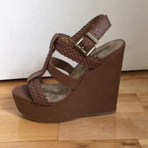 Charlotte Russe Braided Platform Wedges